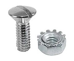 1928-1931 Dash Rail Bolt and Nut set, Chrome