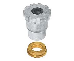 1930-1934 Water Pump Bearing Set with Roller Bearing, Leakless, Zinc