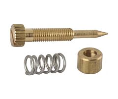 1928-1929 Carburetor Idle Mixture Screw and Spring, Zenith, Bronze