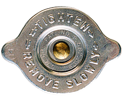 64-66 Radiator Cap, Zinc