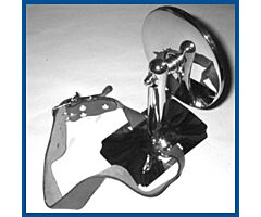 1928-1931 Outside Mirror, Spare Tire Mount, with Leather Strap
