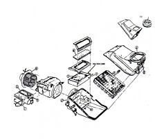 71-73 Mustang Heater Seal Kit (with A/C)