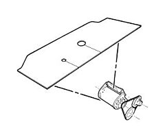 64 Generator Splash Shield, with Staples