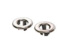 65-68 Lock Knob Grommets (Chrome), set