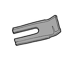 65-67 Seat Track Mounting Plates