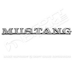 65-66 Fender Emblem, MUSTANG