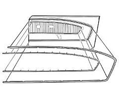 65-66 Pony doorpanel trim