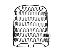 64-67 Front Seat Backrest Spring Assembly