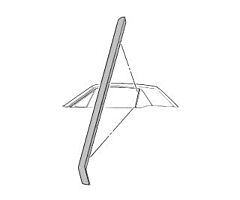 65-68 Quarter Window Seals, CVT, Set