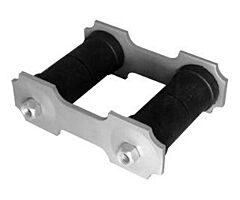 66-73 Leaf Spring Shackle, for Single Exhaust, 1/2"