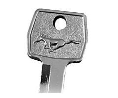 67-73 Key Blank, Ignition and Doors, Pony