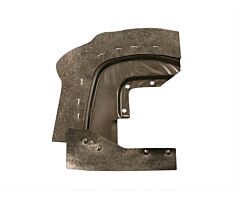 67-68 Splash Shield Front, RH, DeLuxe (incl. Rubber)