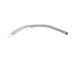 67-68 Heater Cable Set, w/o AC