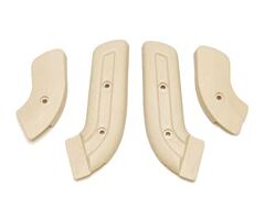 68-70 Seat Hinge covers, white B-Choice