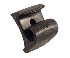 69-70 Center Visor Bracket, FB, CPE, Black