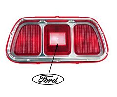 71-73 Tail Lamp Bezel and Lens, each
