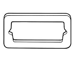 71-73 Side Marker Light Gasket, Rear, set