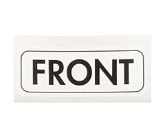 65-73 "FRONT" airfilterdecal