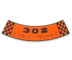 68-69 Air Cleaner Decal (302-2V)