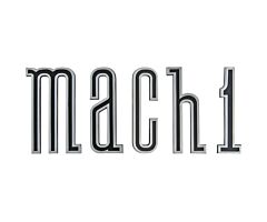 70 MACH1 Rocker Emblem, FB