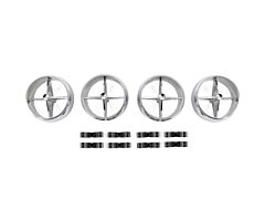 66 AC Register, Front Set, Chrome