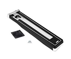 66 Console Assembly, Black, for Manual Transmission, with AC