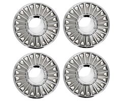 67 Hub Caps, Standard, 14", w/o Emblem, 4-pcs
