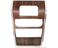68-68 DASH PANEL CENTER 68 WALNUT WO/ A/C