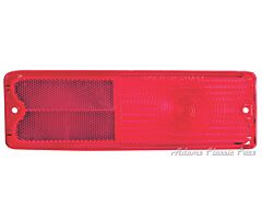67-72 TAIL LAMP LENS RED 67-72 FLEETSIDE