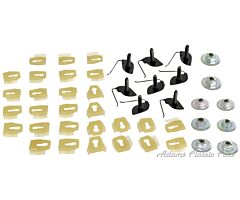 68-72 BODY SIDE MOLDING CLIPS 68-72 44 PC