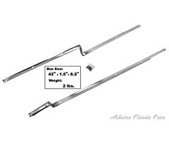 66-77 SILL TRIM 1966-77 2PC SET STAINLESS