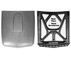 65-66 Hood Fiberglass, with Metal Frame