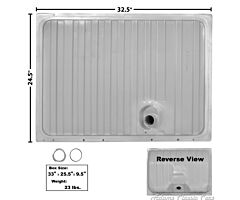 60-65 GAS TANK 60-65 16 GAL. W/DRAIN PLUG