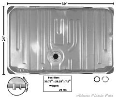 68-70 GAS TANK 1968-70 W/O FILL NECK