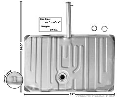 69-70 GAS TANK 1969-70 W/14 FILL NECK