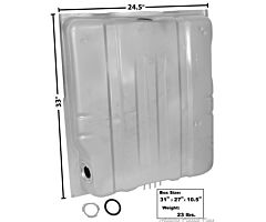 72-73 GAS TANK 72-73 20 GAL.W/4 VENT PIPE