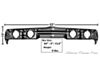 79-81 HEADLAMP BACKING SUPPORT PANEL