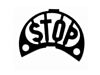 1928-1929 Achterlicht Stop Inzetstuk, Staal, voor Drum Type