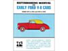 Refurbishing Manual For Early Ford V8 Cars